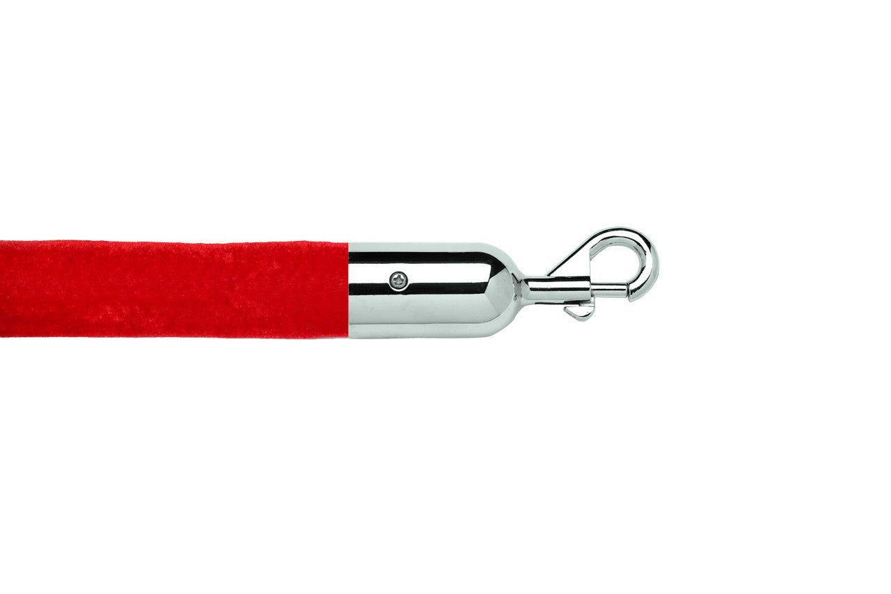 1" Velour Stanchion Rope 6 or 8 Foot Lengths Stanchion Ropes Epic Crowd Control
