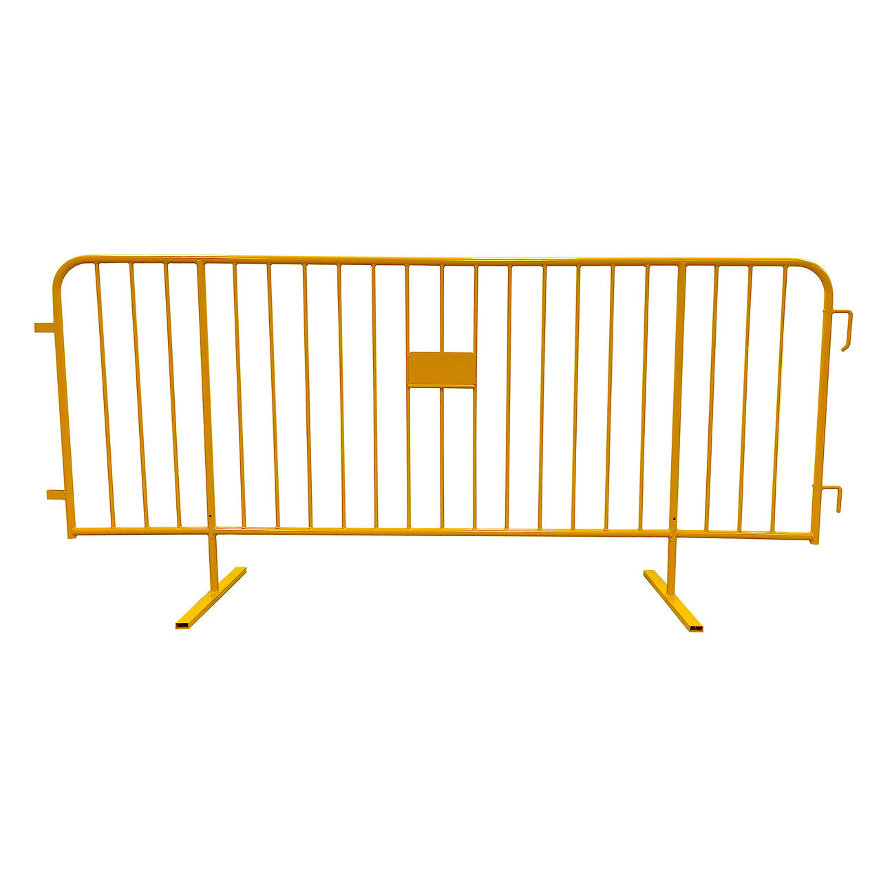 1.0" Heavy Duty 8.5ft Yellow Crowd Control Barriers narrow base option