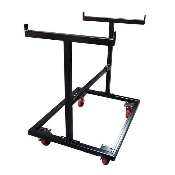 10 Black Crowd Control Barriers & Barricade Cart Steel Barricades Epic Crowd Control