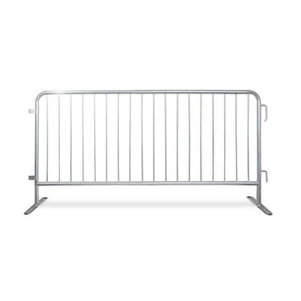10 Pack Crowd Control Barriers | 1 Barricade Cart Steel Barricades Epic Crowd Control