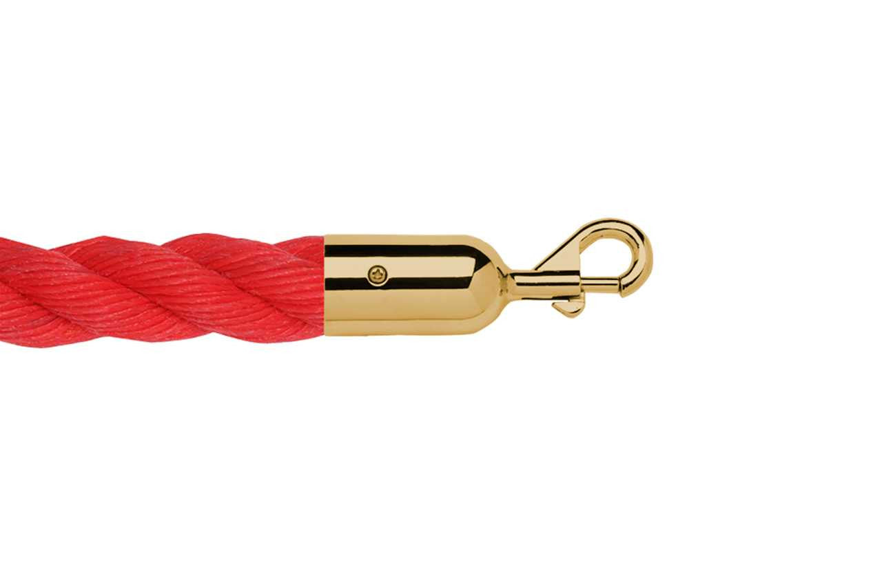 1.5" Twisted Polypropylene Stanchion Ropes 2 to 10 Foot Stanchion Ropes Epic Crowd Control