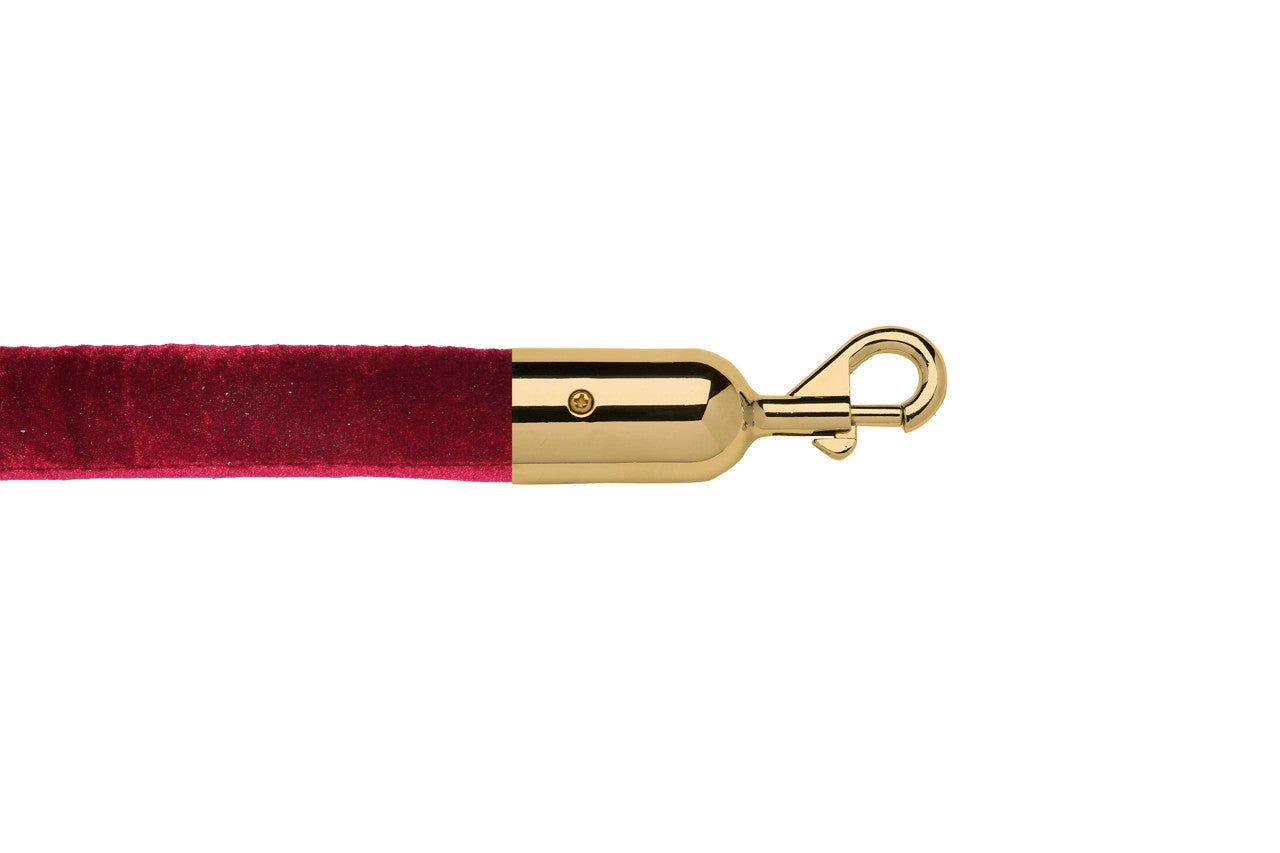 1.5" Velour Stanchion Ropes 2 to 12 Feet Long Stanchion Ropes Epic Crowd Control