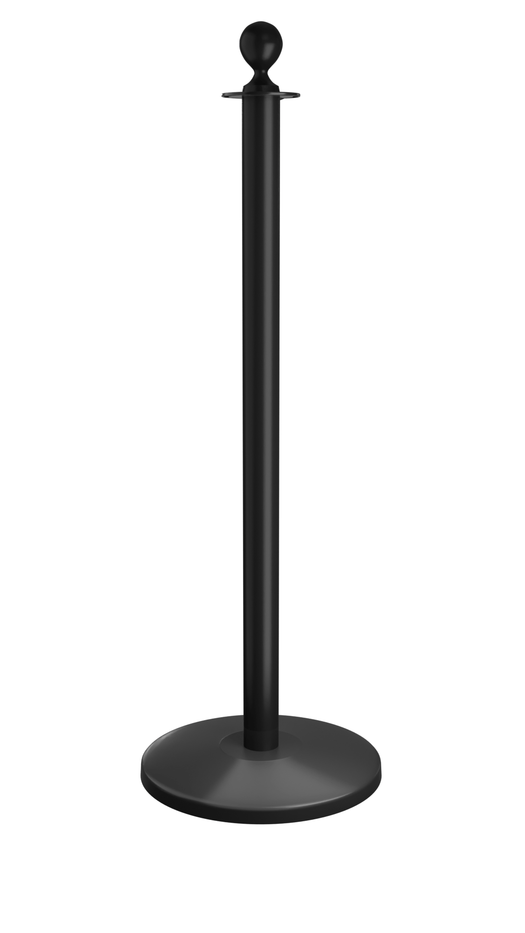 Rope Master Ball Top Rope Barrier Stanchion Post with Flat or Dome Base