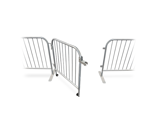 Swing Gate Heavy Duty Steel Crowd Control Barricade | Bike Rack Barriers