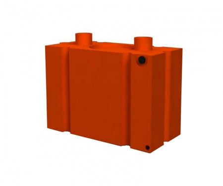 Large Plastic Barrier Block - Full Wall 24x46x 23"