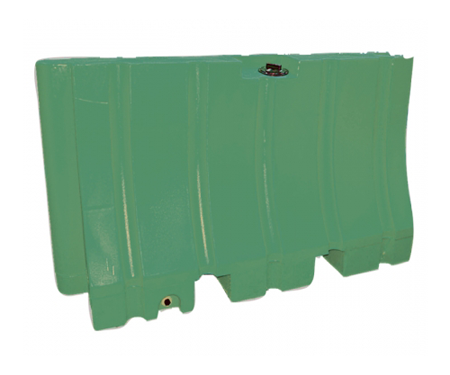 Plastic Jersey Barrier 42" x 72" 170 lb