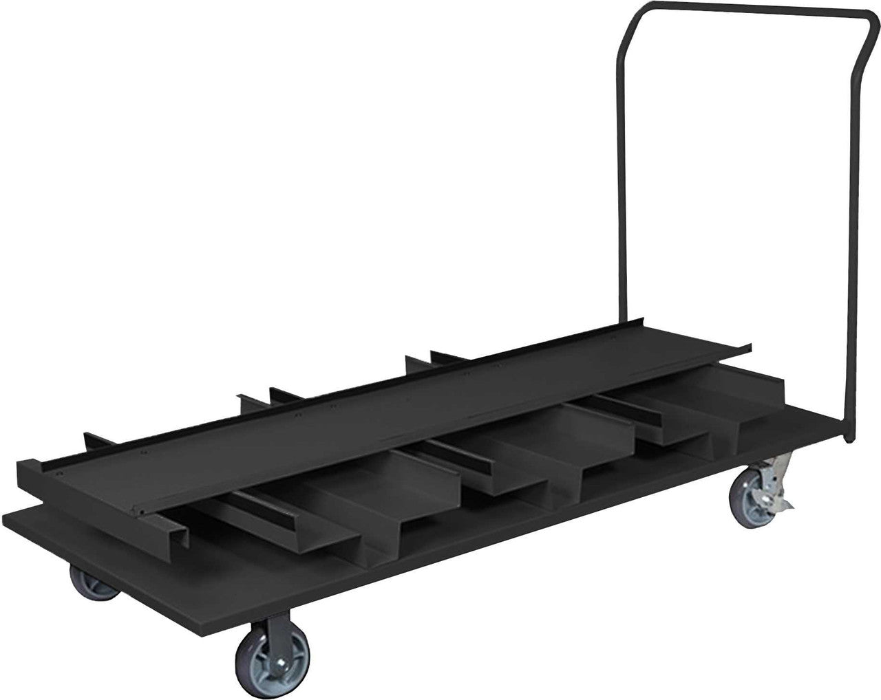 18 Post Stanchion Cart - Vertical | Stanchion Barrier Cart Stanchion Post Carts Epic Crowd Control