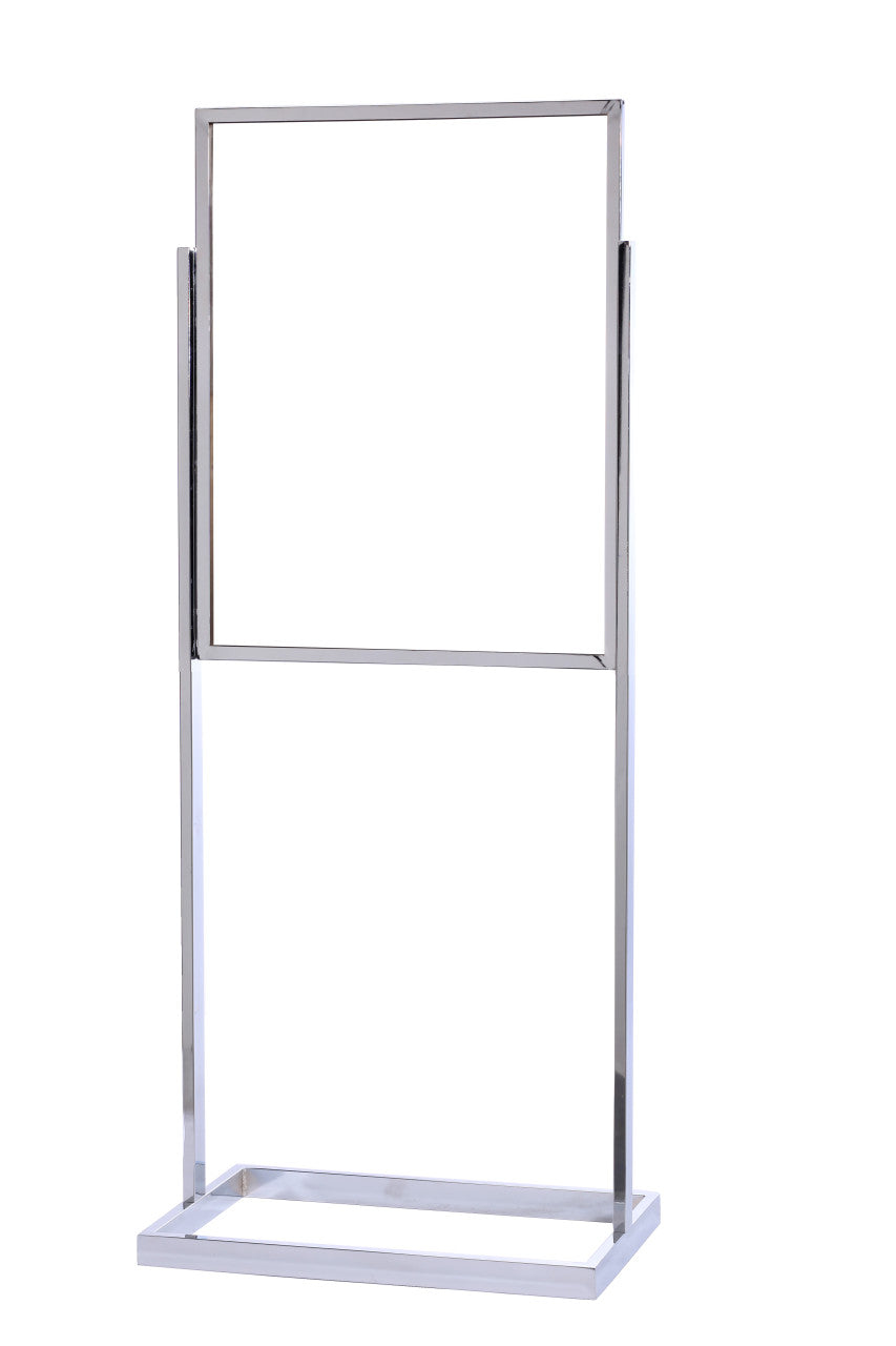 Single Frame Sign Stand 22" x 28" Square Tube Frame
