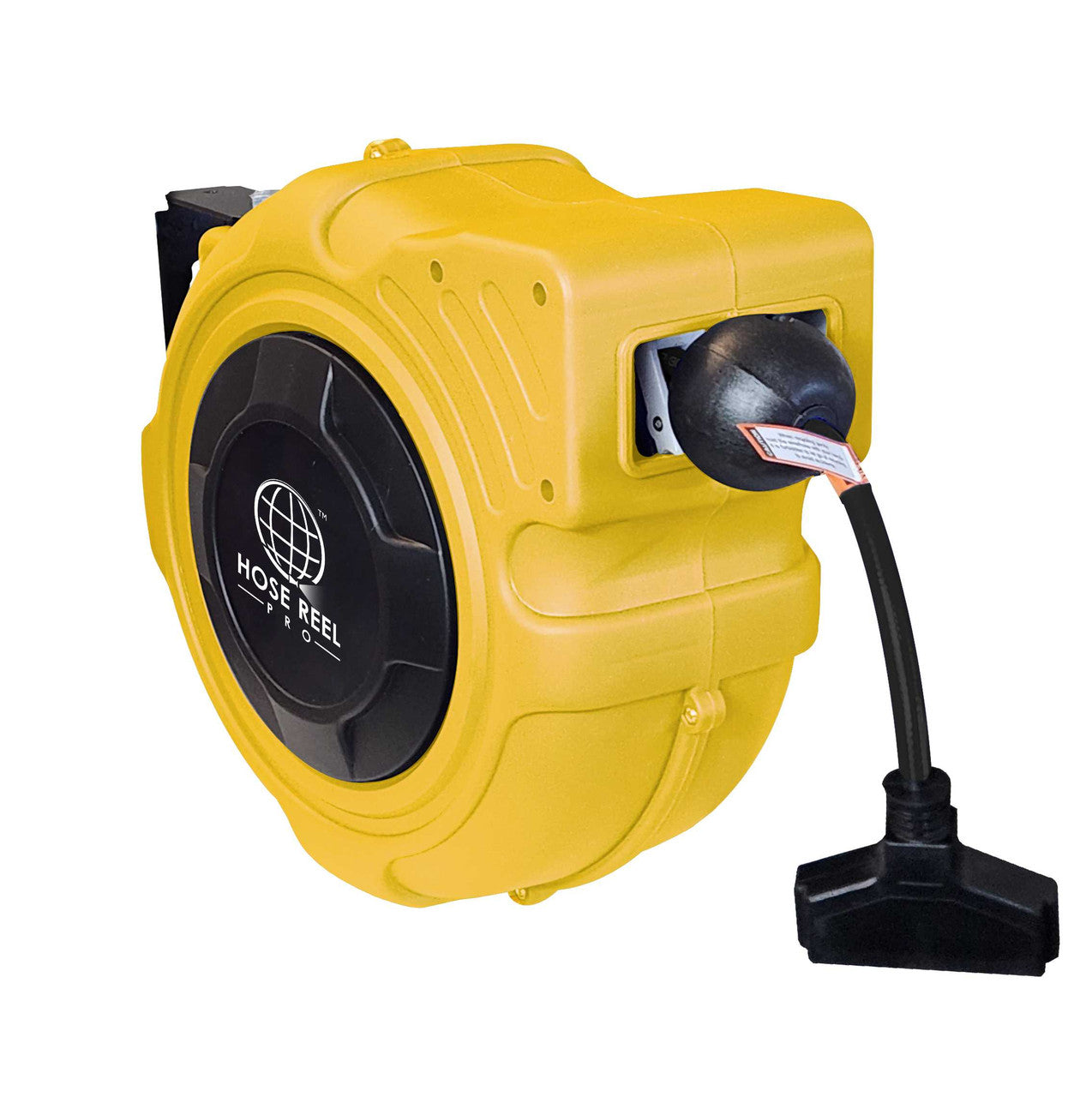 30 Ft Extension cord Reel - Yellow Retractable Hoses and Cords Epic Crowd Control