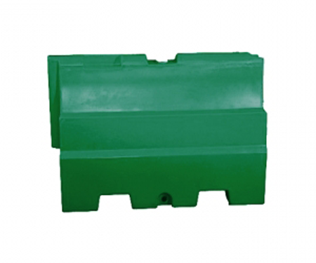 Stacking Plastic Jersey Barrier Olive Drab Green