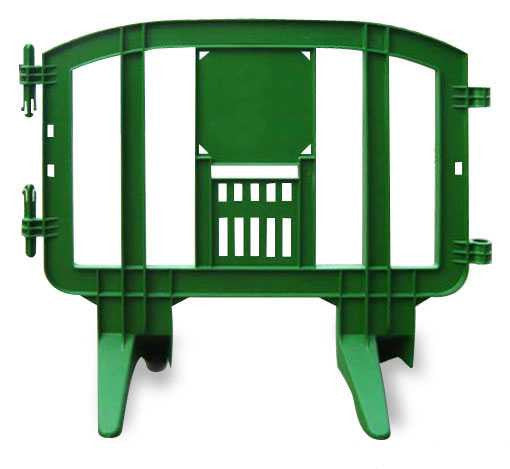 4 Foot Minit Plastic Barricades | Green Minit & Mini GuideMaster Plastic Barricades Epic Crowd Control