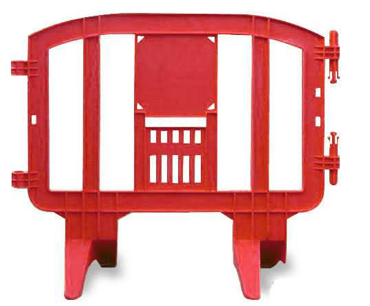 4 Foot Minit Plastic Barricades | Red Minit & Mini GuideMaster Plastic Barricades Epic Crowd Control