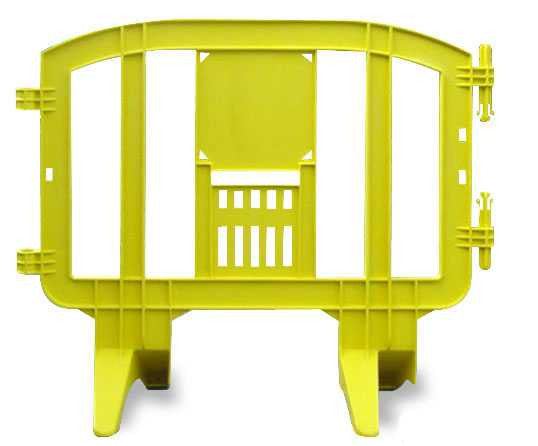 4 Foot Minit Plastic Barricades | Yellow Minit & Mini GuideMaster Plastic Barricades Epic Crowd Control