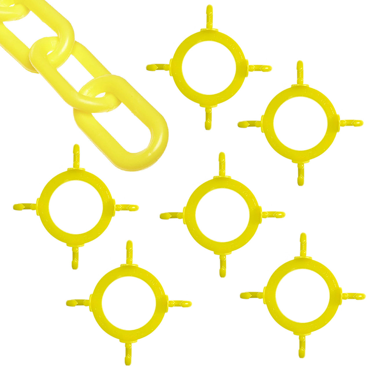 50 ft Plastic Chain Cone Connector Kit Traffic Cones and Plastic Chain Kits Epic Crowd Control