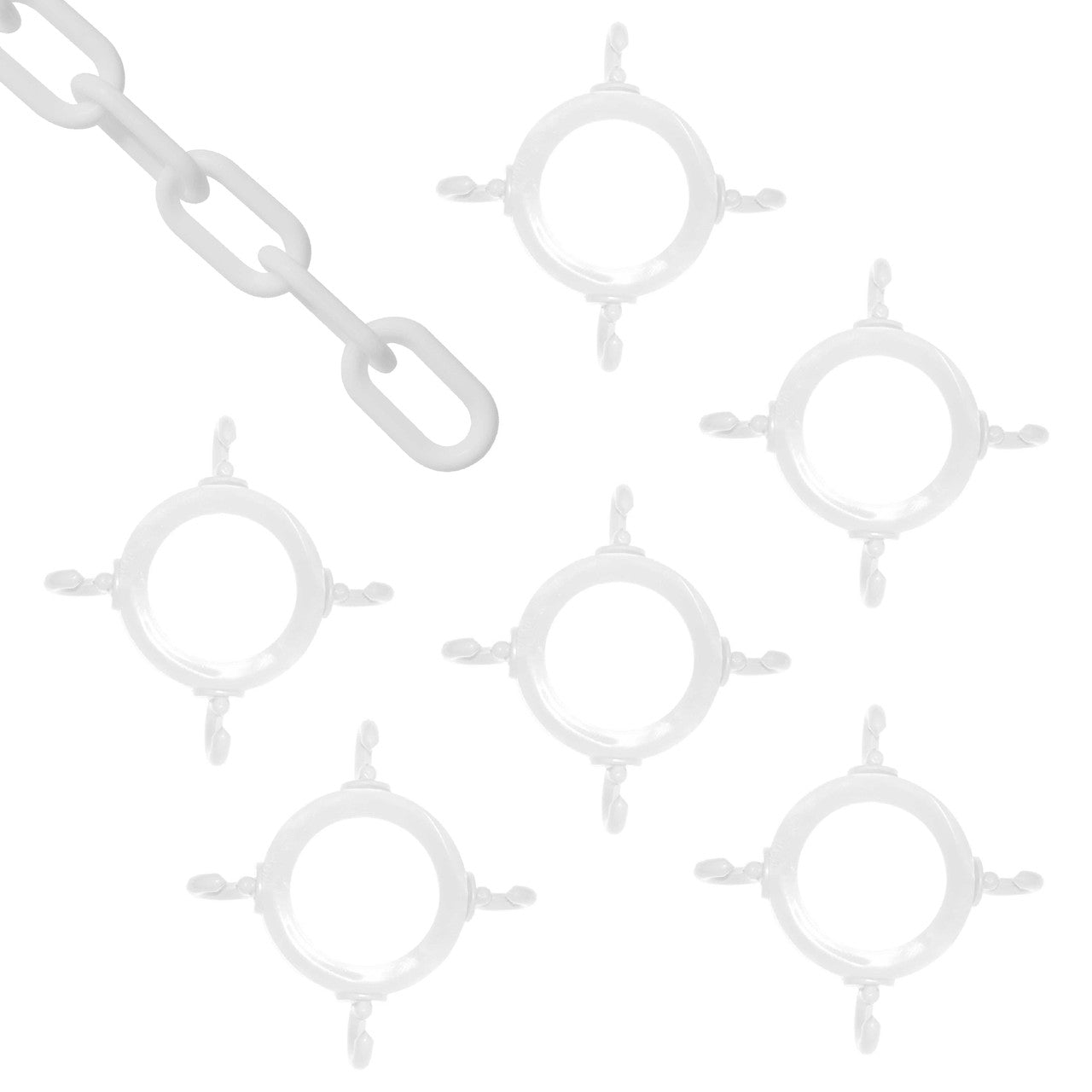 50 ft Plastic Chain Cone Connector Kit Traffic Cones and Plastic Chain Kits Epic Crowd Control