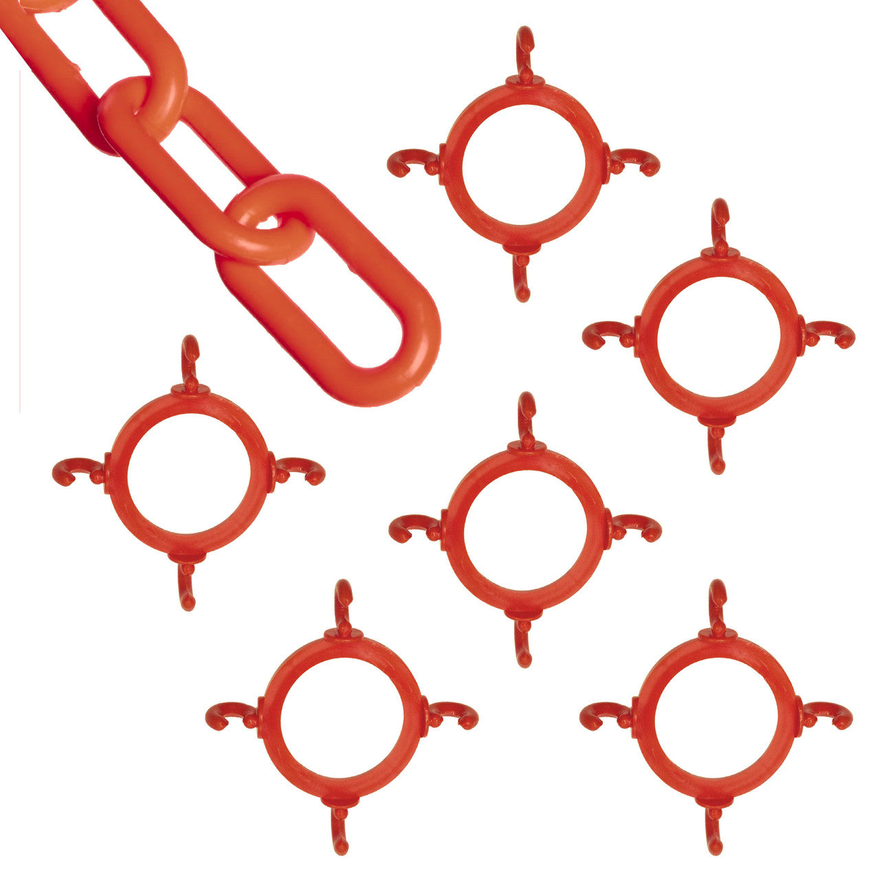 50 ft Plastic Chain Cone Connector Kit Traffic Cones and Plastic Chain Kits Epic Crowd Control