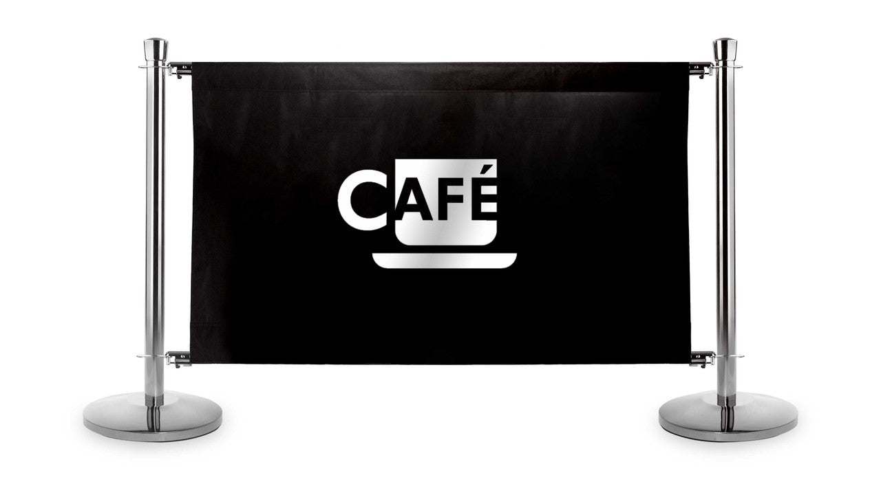 6 Foot Cafe Banner Printed 2 Sides Quote Ninja Custom Products Epic Crowd Control