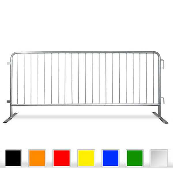 8.5 Foot Heavy Duty Steel Crowd Control Barricades | Bike Rack Barriers Steel Barricades Epic Crowd Control