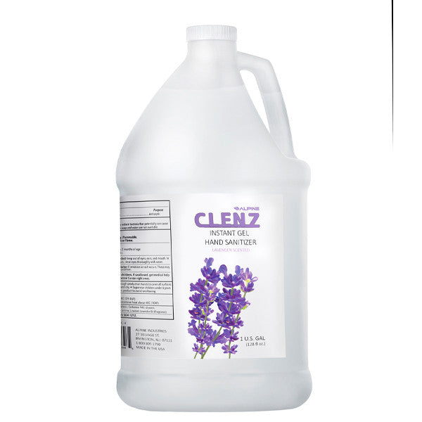 4 Pack of Hand Sanitizer Gel | 4 One Gallon Bottles Lavender Scent