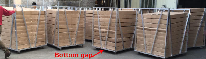 Concert Stage Barriers Cart - Aluminum Construction With Wheels