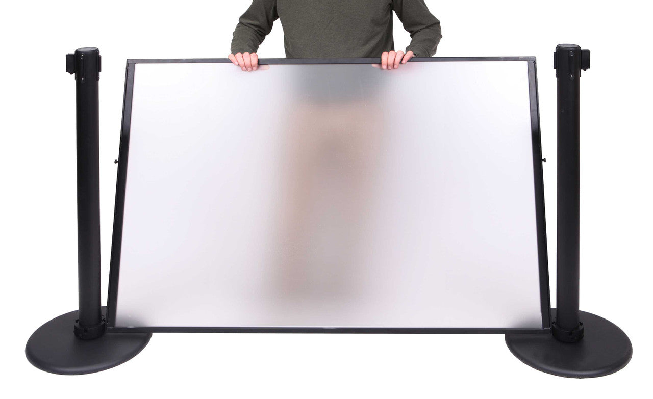 Display Panel Black 6 Foot Merchandizing & Display Panels Epic Crowd Control