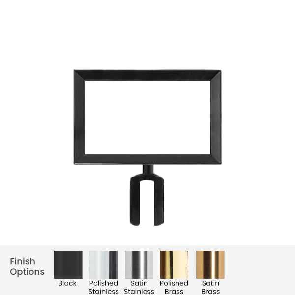 Heavy Duty Horizontal Sign Frames | Retractable Belt Stanchions Stanchion Signs Epic Crowd Control