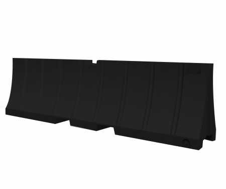 Black Plastic Jersey Barrier 24 H x 96 L Jersey Barriers Epic Crowd Control