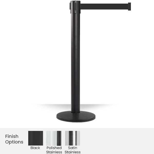 Pro Retractable Belt Barrier Stanchion | 16 Foot Belt Posts Retractable Belt Barriers Epic Crowd Control
