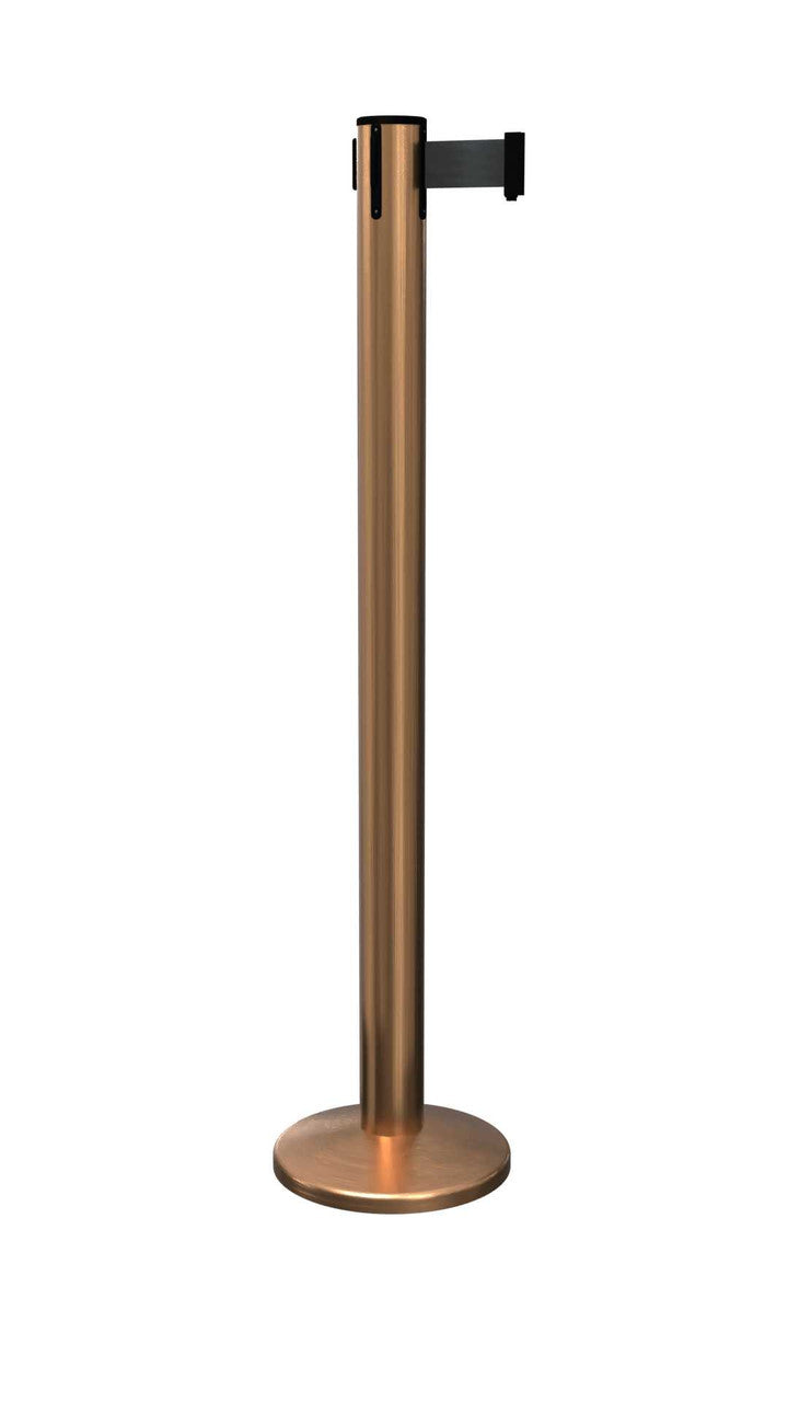 Pro Retractable Belt Stanchion 11 / 13 Ft Belt | Belt Stanchion Magnetic Retractable Belt Barriers Epic Crowd Control