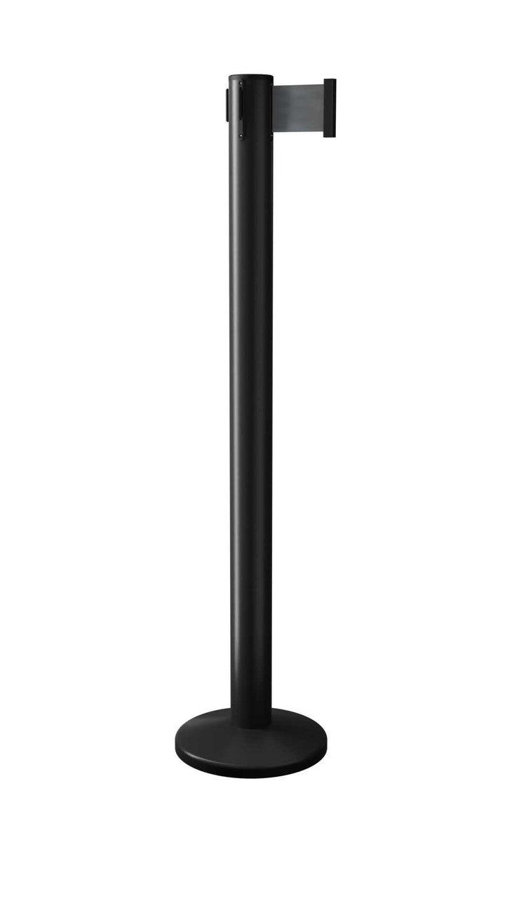 Pro Retractable Belt Stanchion | 3" Wide Belt | Magnetic Base Magnetic Base Stanchions Epic Crowd Control