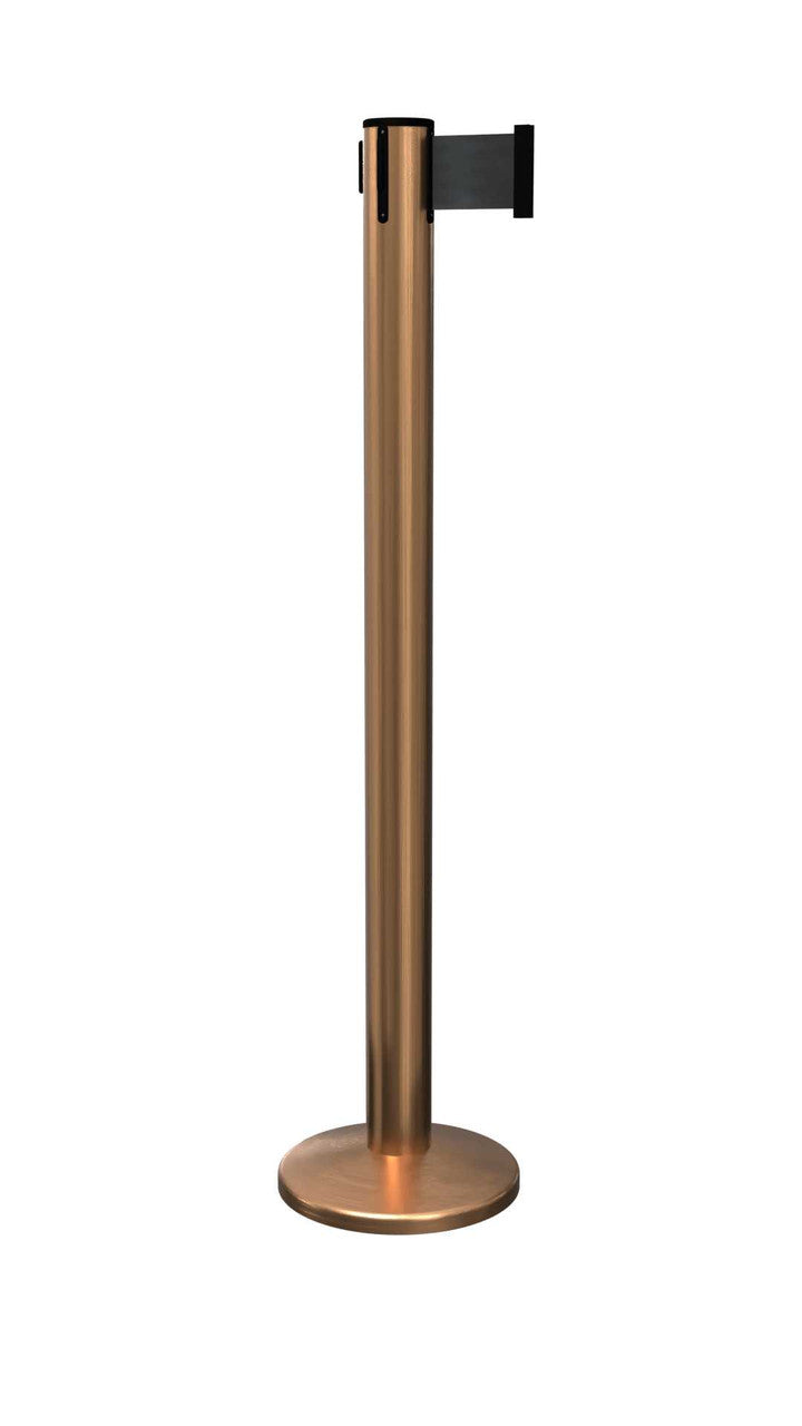 Pro Retractable Belt Stanchion | 3" Wide Belt | Magnetic Base Magnetic Base Stanchions Epic Crowd Control