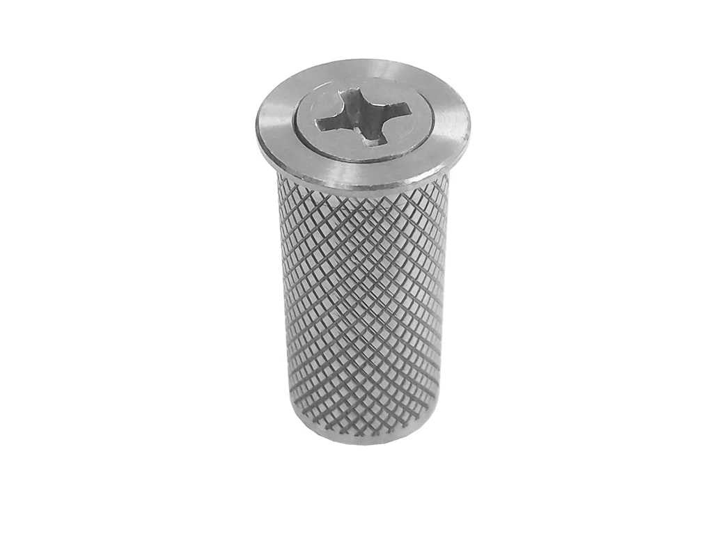 QueuePro FSKM-SS Mini Floor Socket | Satin Stainless Finish Stanchions Epic Crowd Control