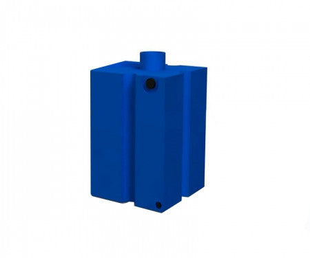 Half Barrier Block Blue