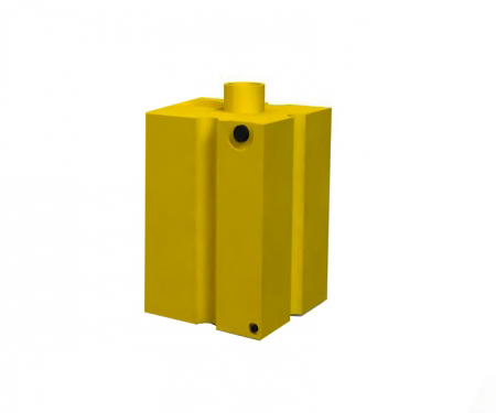 Half Barrier Block Safety Yellow