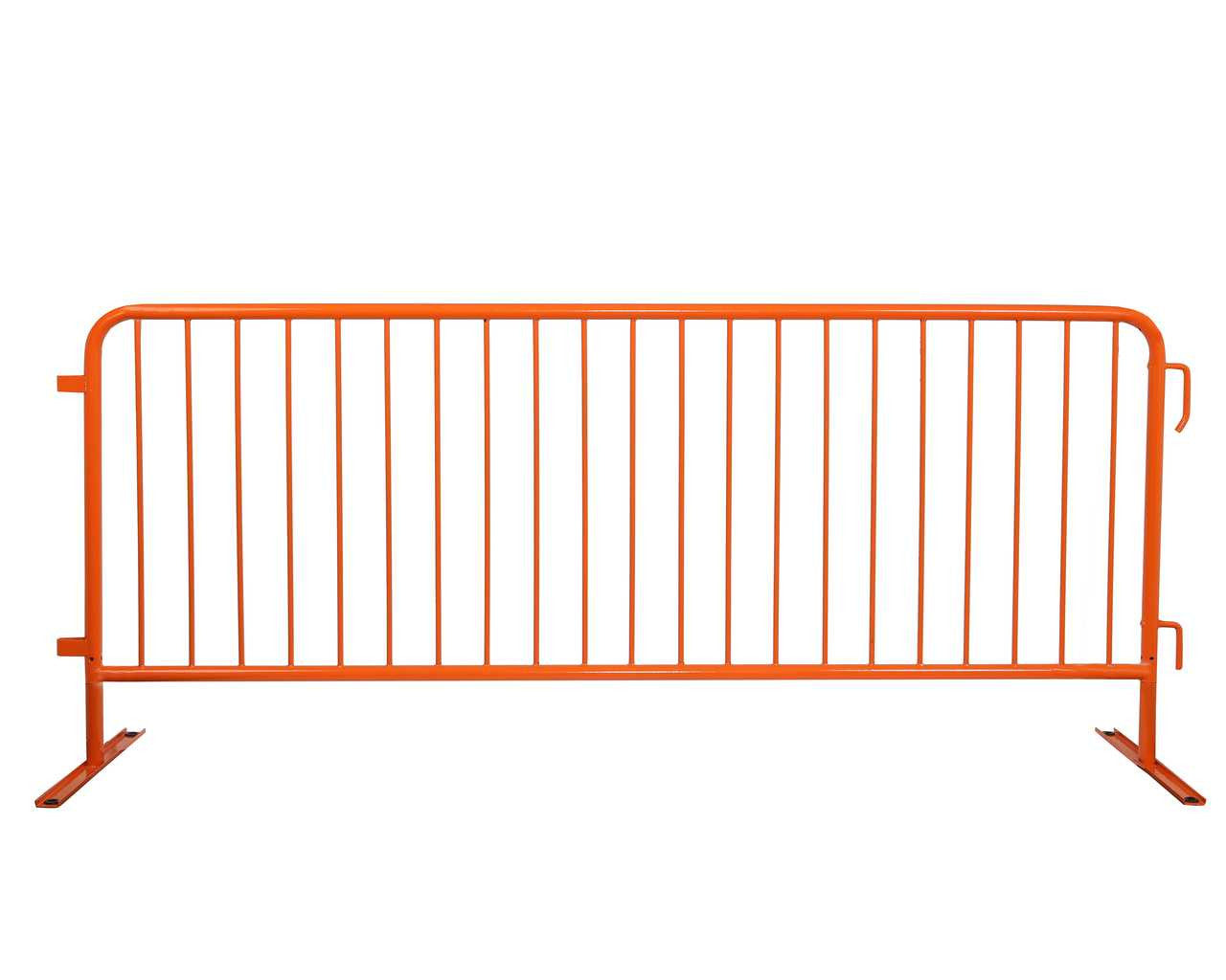 Replacement Flat Base - 1.5" Diameter Frame Orange Powder Coat Replacement Bases Epic Crowd Control