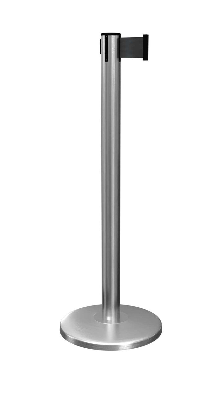 Retractable Belt Barrier Stanchion | 3" Wide Belt | 11 Foot Queue Master Stanchions Epic Crowd Control