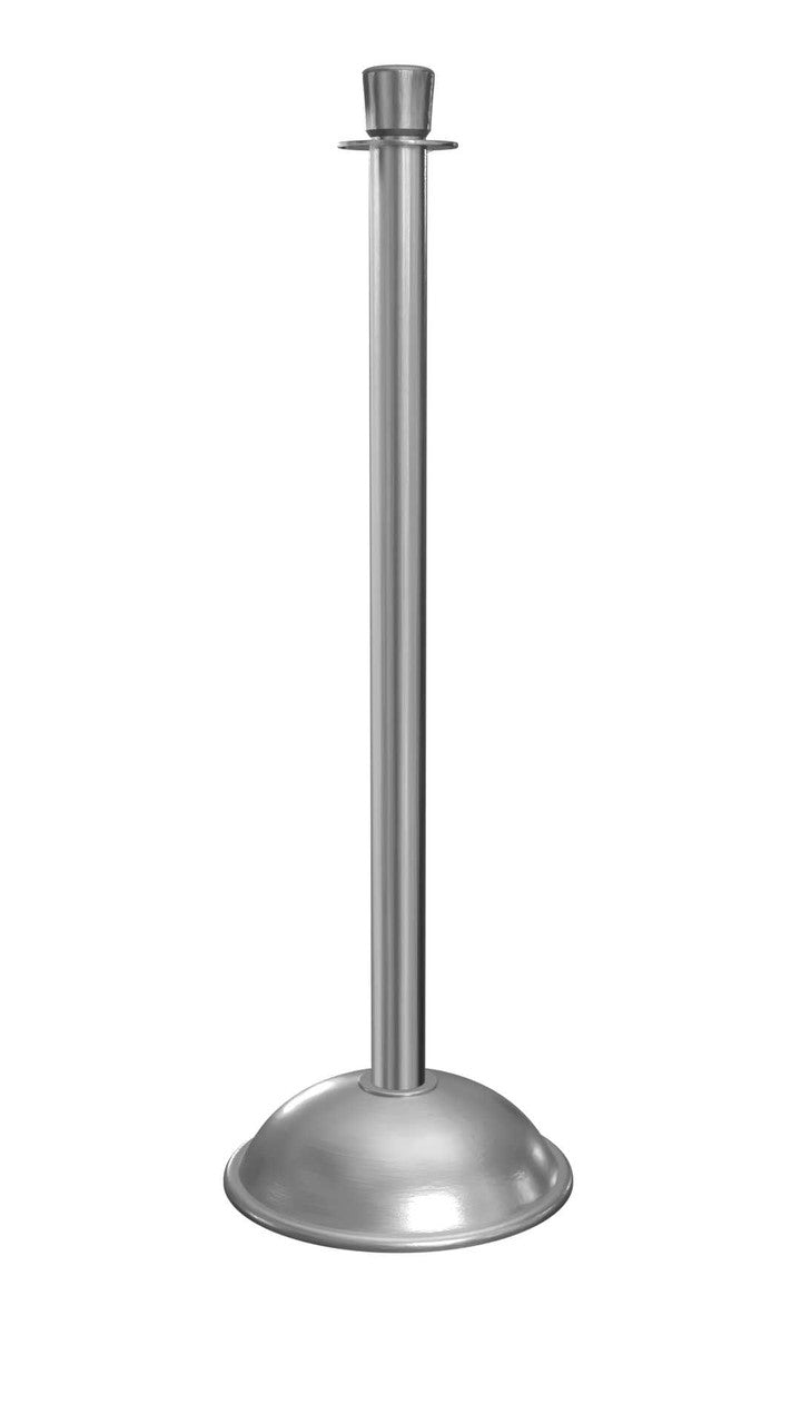 Rope Master Crown Top Rope Barrier Stanchion Post with Flat or Dome Base Stanchions Epic Crowd Control