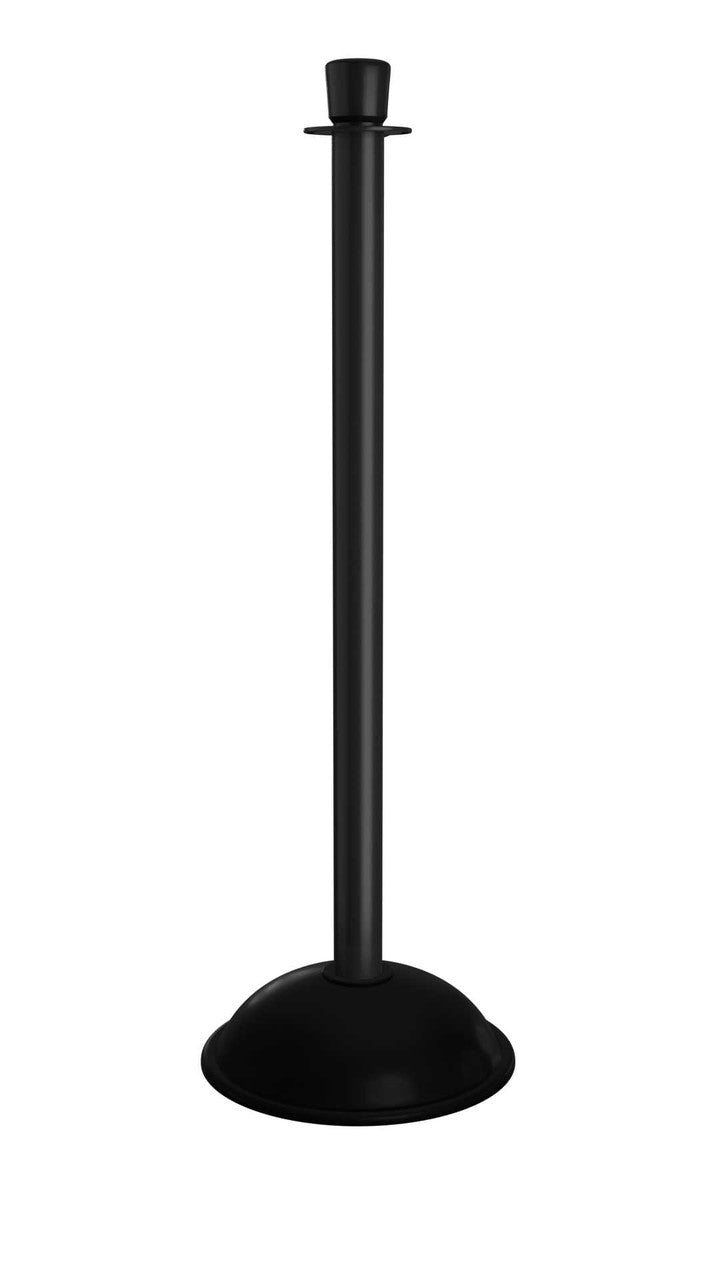 Rope Master Crown Top Rope Barrier Stanchion Post with Flat or Dome Base Stanchions Epic Crowd Control