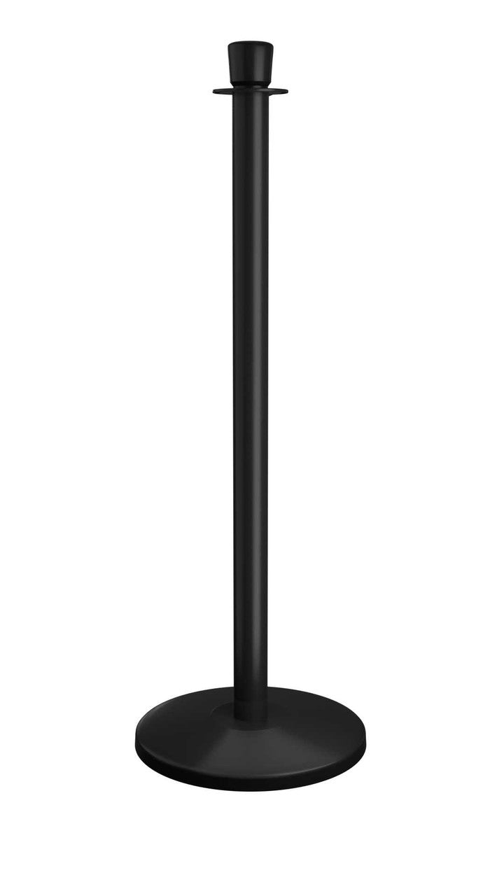 Rope Master Crown Top Rope Barrier Stanchion Post with Flat or Dome Base Stanchions Epic Crowd Control