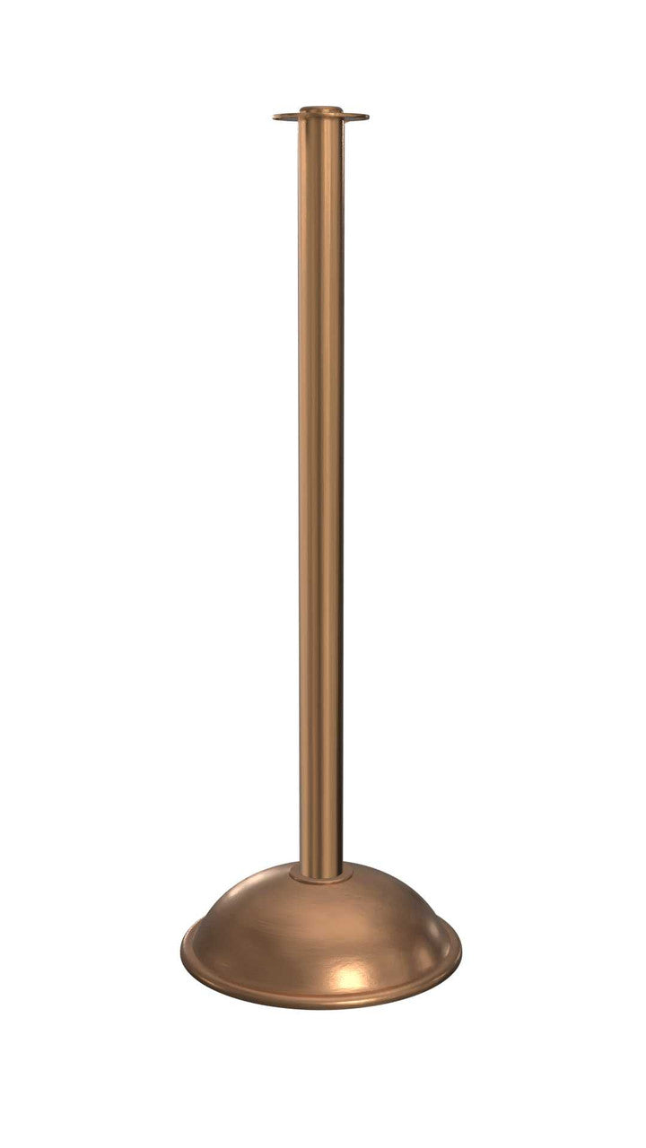 Rope Master Flat Top Rope Barrier Stanchion Post with Flat or Dome Base Stanchions Epic Crowd Control