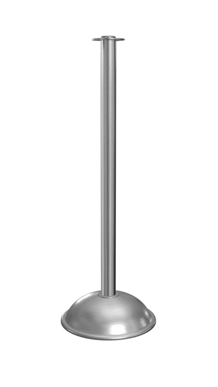 Rope Master Flat Top Rope Barrier Stanchion Post with Flat or Dome Base Stanchions Epic Crowd Control