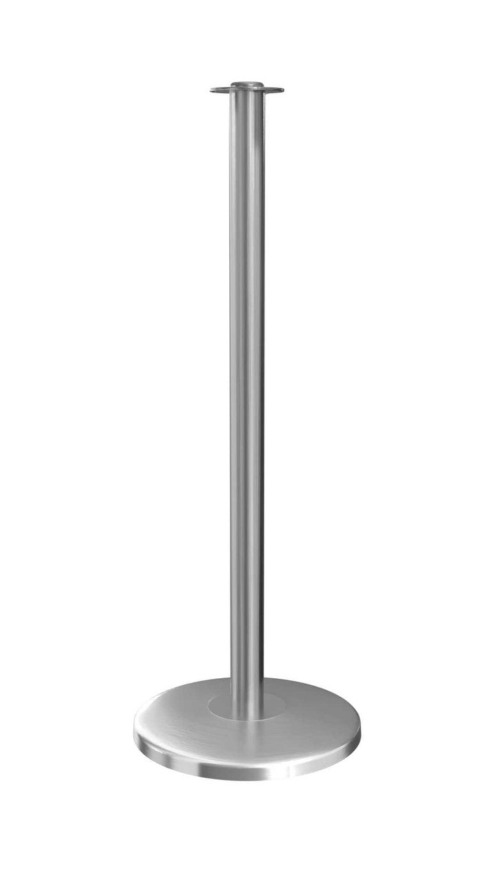 Rope Master Flat Top Rope Barrier Stanchion Post with Flat or Dome Base Stanchions Epic Crowd Control