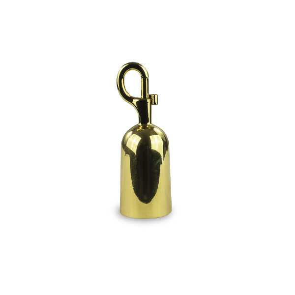 Rope Snap End - Polished Brass Stanchion Accessories Epic Crowd Control