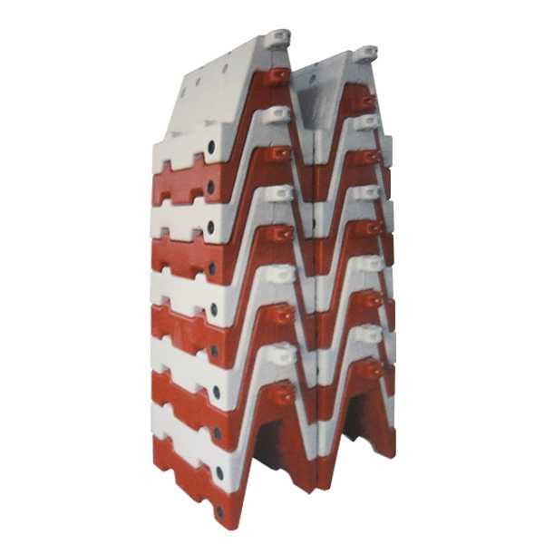 Stacking Jersey Barrier 24 H x 39 L White Jersey Barriers Epic Crowd Control
