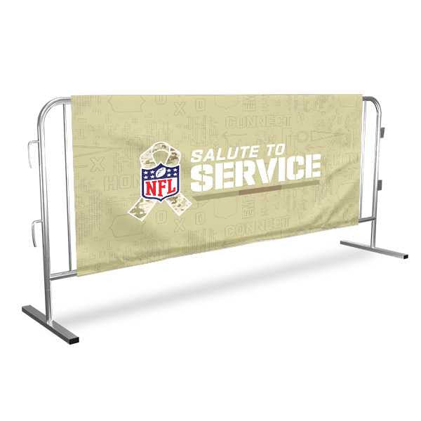Universal Barrier Covers | Overlay Barricade Covers Epic Crowd Control