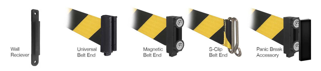 Wall Master Twin 400 - 13 foot Belt Stanchions Epic Crowd Control