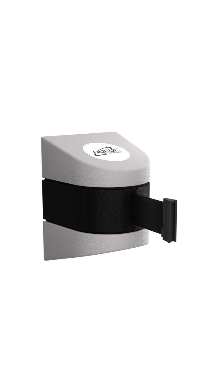 Wall Mounted Retractable Belt Barrier | 20 / 25 / 30 / 35 Foot Belts - Wall Pro 450 Wall Mount Belt Stanchions Epic Crowd Control