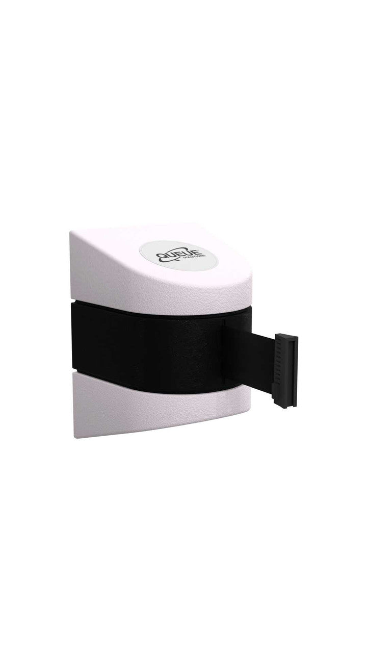 Wall Mounted Retractable Belt Barrier | 20 / 25 / 30 / 35 Foot Belts - Wall Pro 450 Wall Mount Belt Stanchions Epic Crowd Control