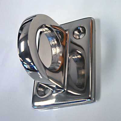 Wall Plate - Curved Back Stanchion Rope Wall Loop Stanchion Ropes Epic Crowd Control