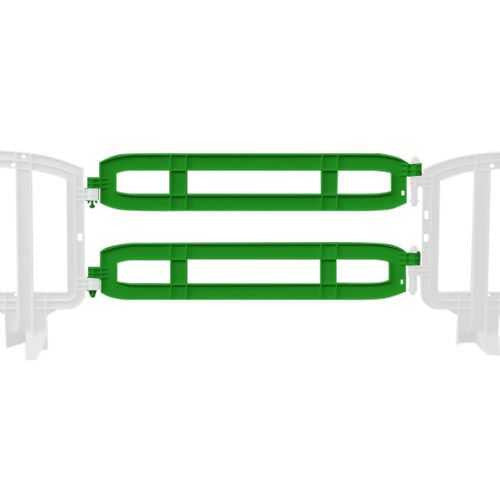 Xtendit Movit Plastic Barricades | Green Xtendit & Extender Plastic Barriers Epic Crowd Control